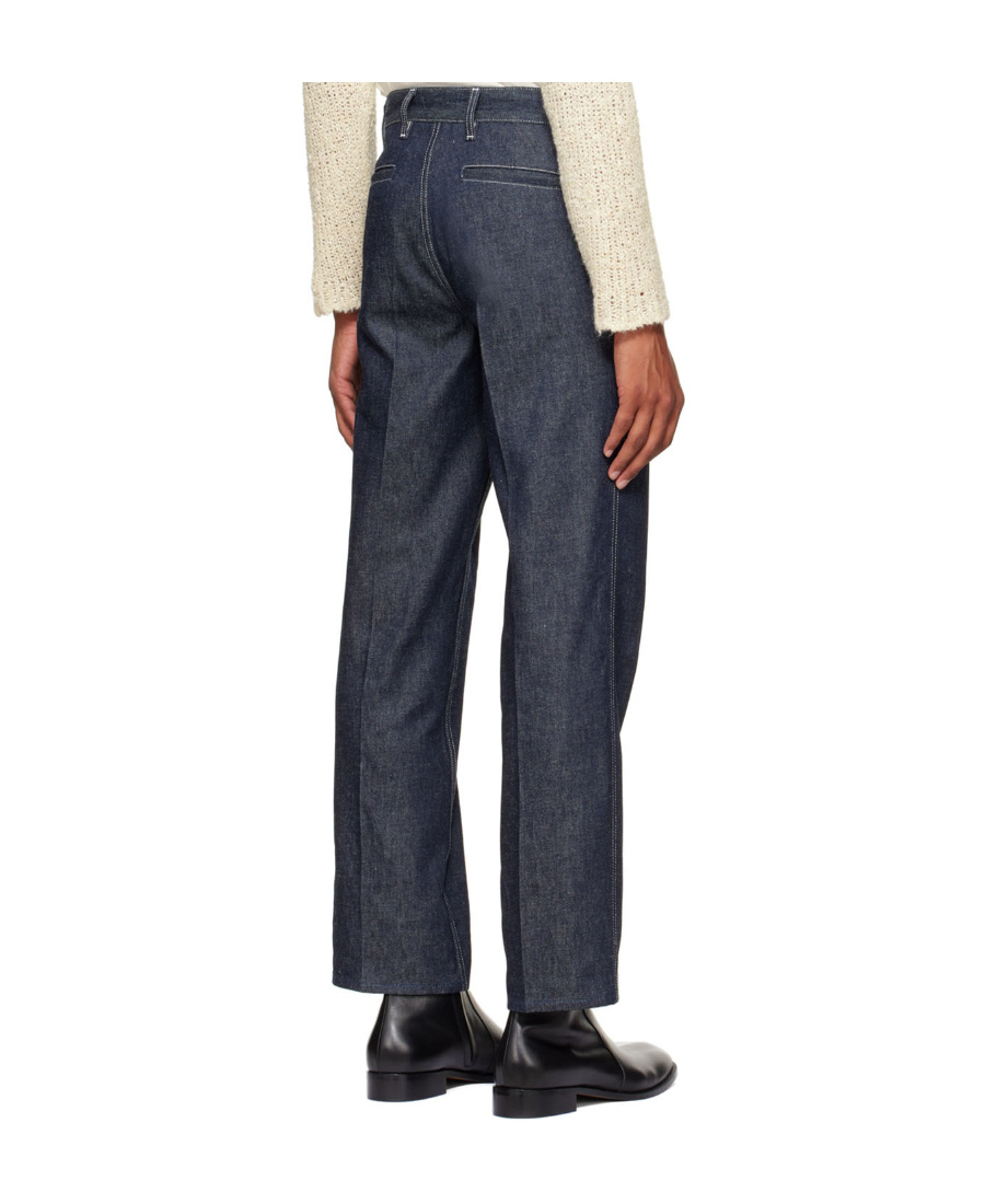 Our Legacy Work Chino Logo Jeans In Black