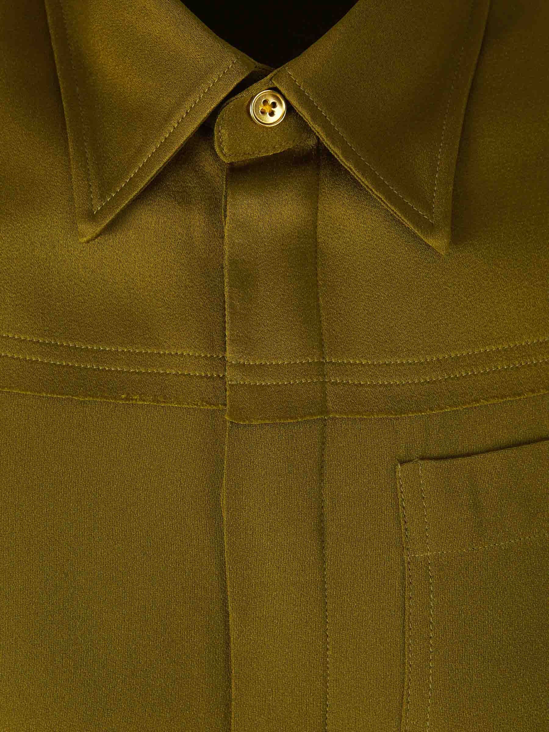 Shop Ami Alexandre Mattiussi Sleeveless Shirt In Brown