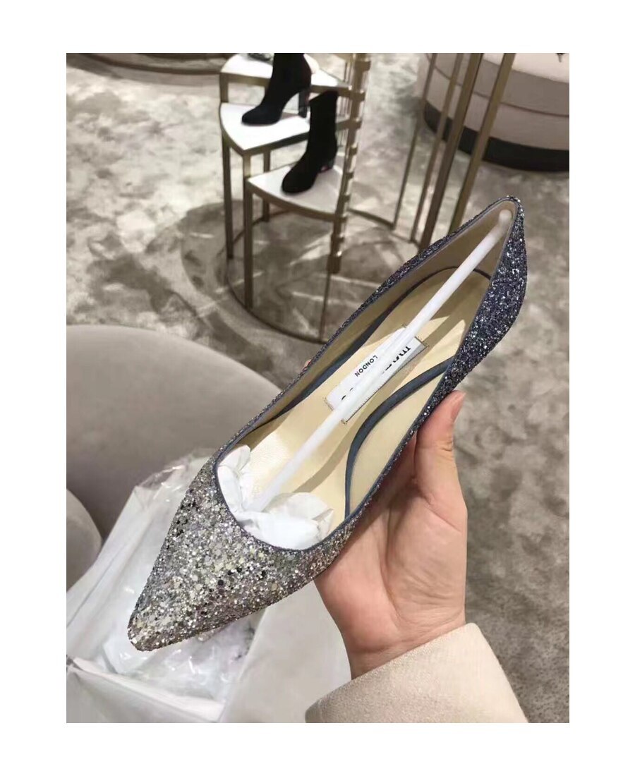 Jimmy Choo Multicolor Glitter Fabric Romy 85 Pumps In Multicolor