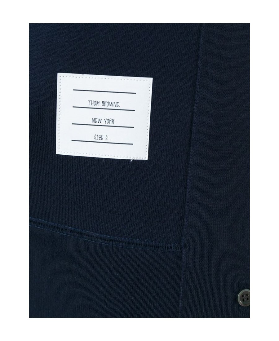 Shop Thom Browne 4-bar Stripe Sweatshirt In Blue