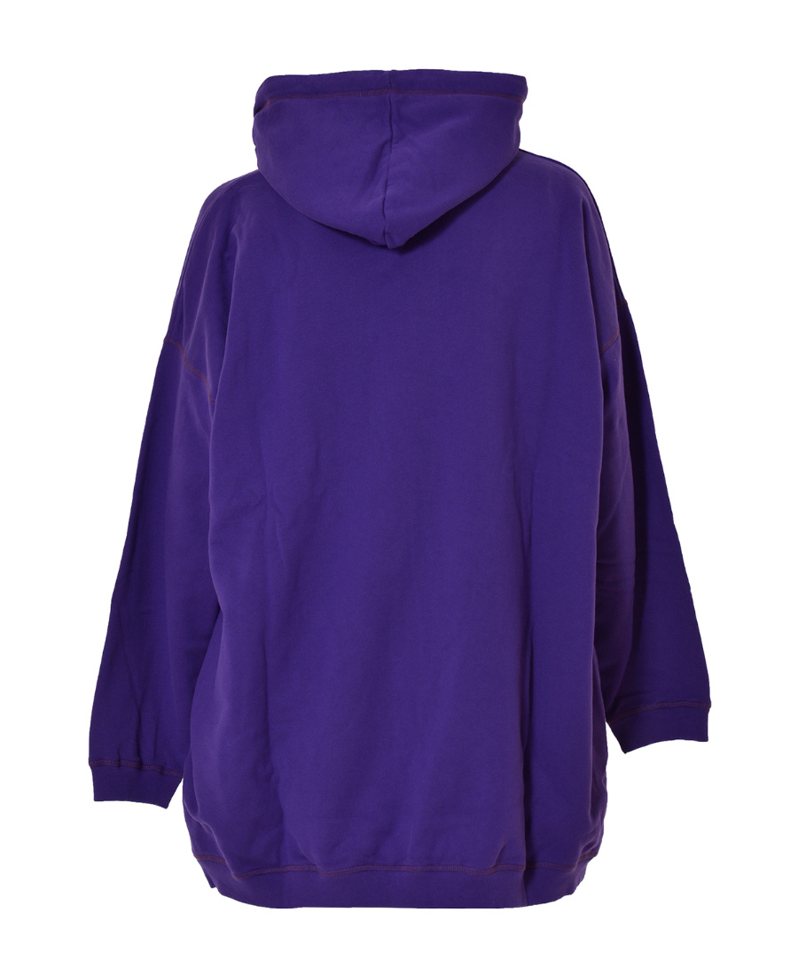 Shop Dsquared2 Logo-printed Drawstring Hoodie In Blue