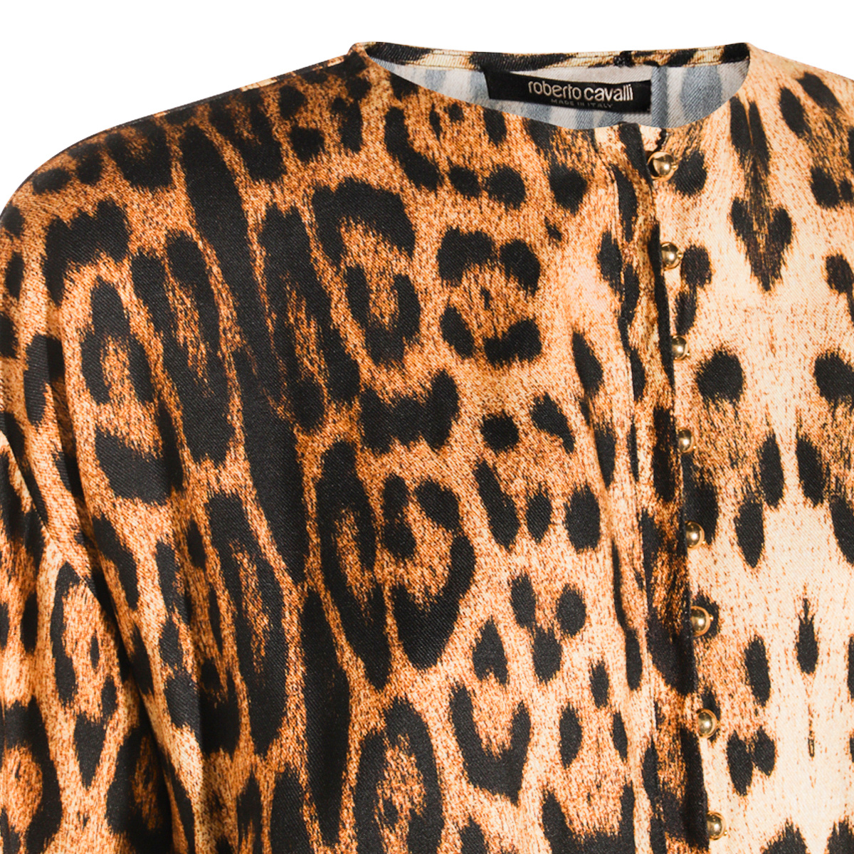 Roberto Cavalli Knee Length Dress Leopard Print In Animal Print