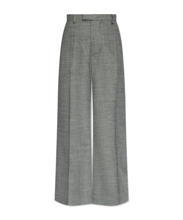 VETEMENTS PRINCE OF WALES WIDE-LEG TROUSERS 