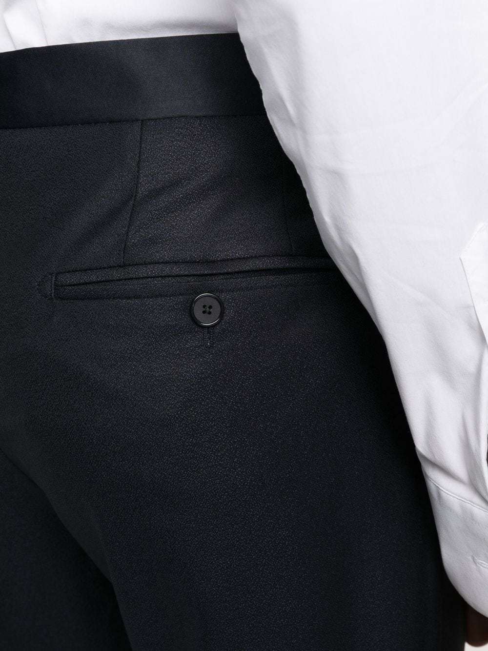 Tagliatore Montecarlo Mid-rise Tailored Trousers In Black