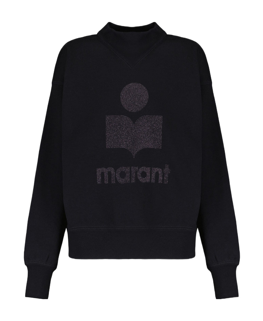 Isabel Marant Étoile Moby Logo-print Sweatshirt In Black