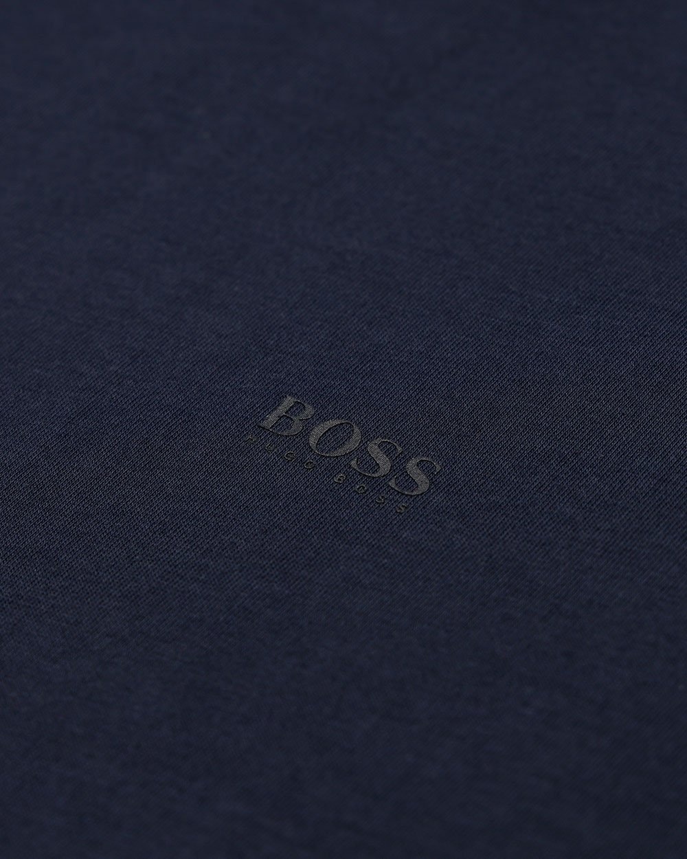 Hugo Boss Round-necked Logo T-shirt In Black