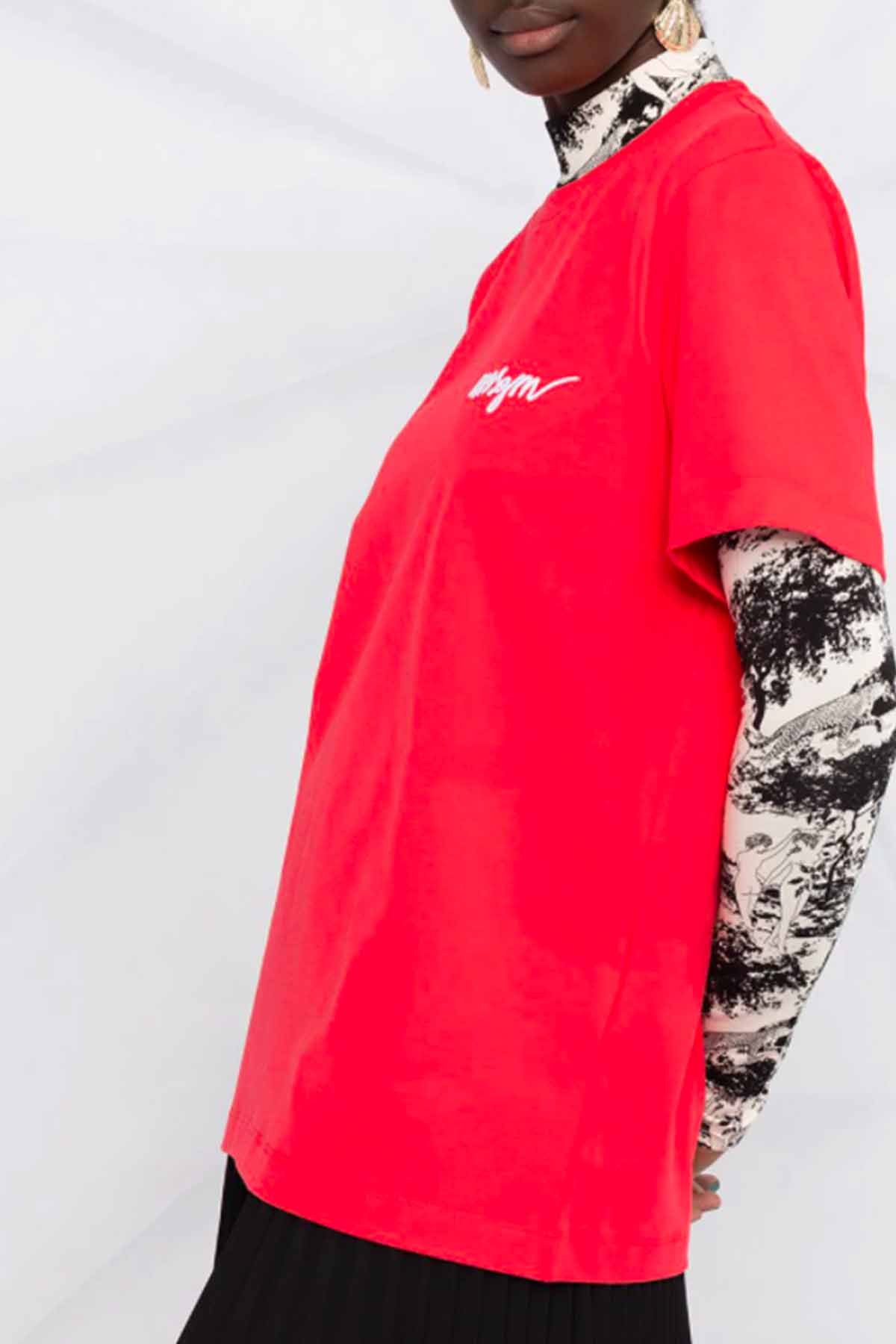 Msgm Logo-print Short-sleeve T-shirt