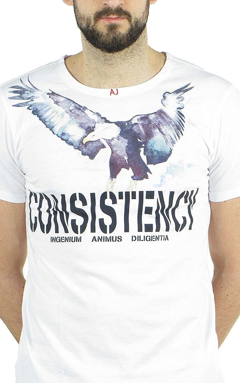 ARMANI JEANS LOGO DETAILS T-SHIRT