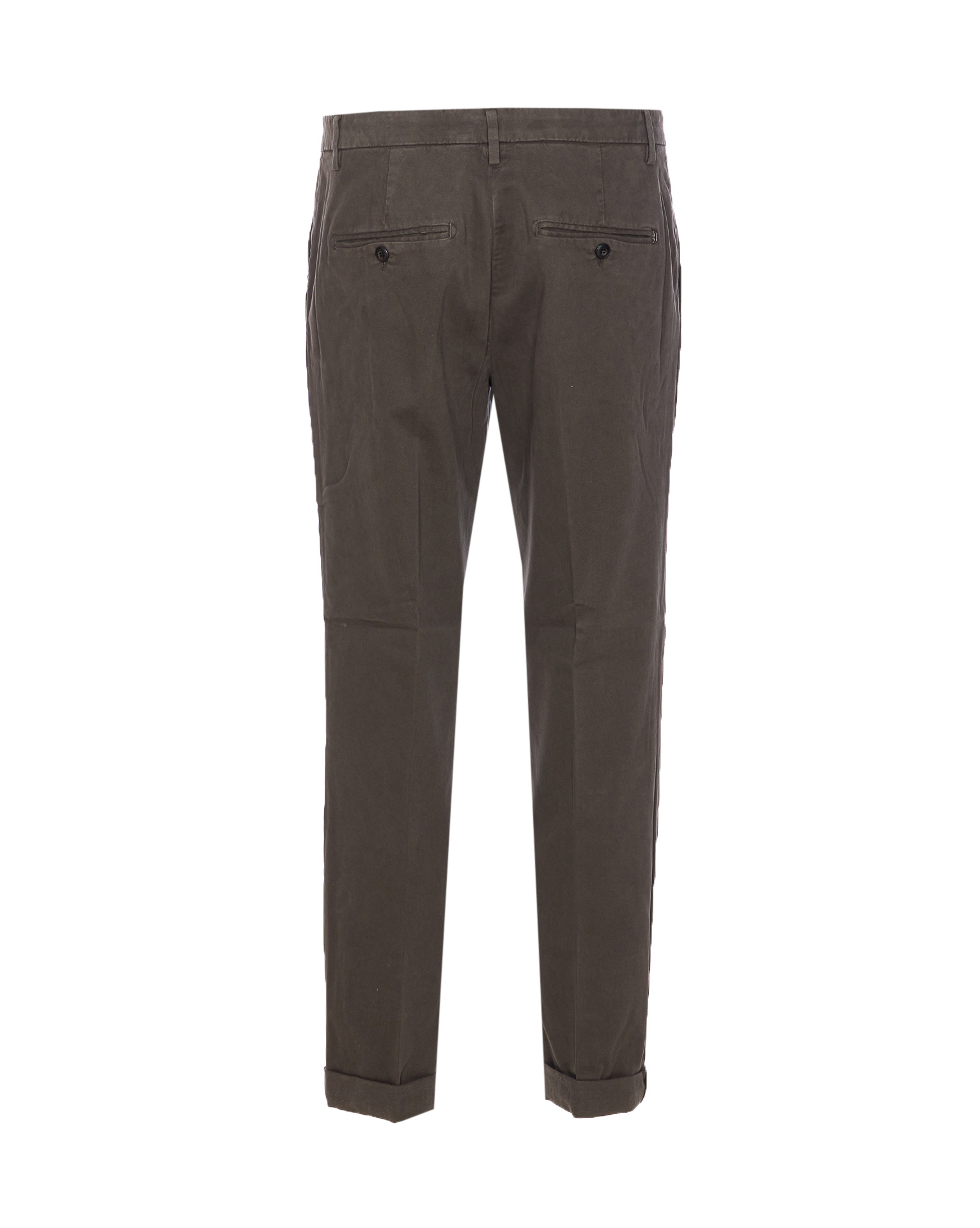Dondup Brown Corduroy Jeans With Tailored Fit In Gray