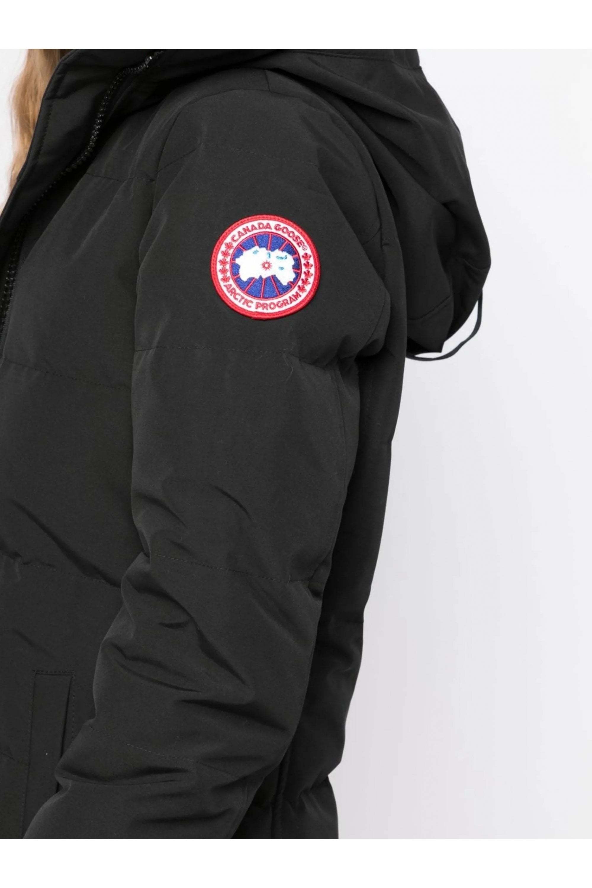 Canada Goose Shelburne Hooded Arctic-tech Parka In Black