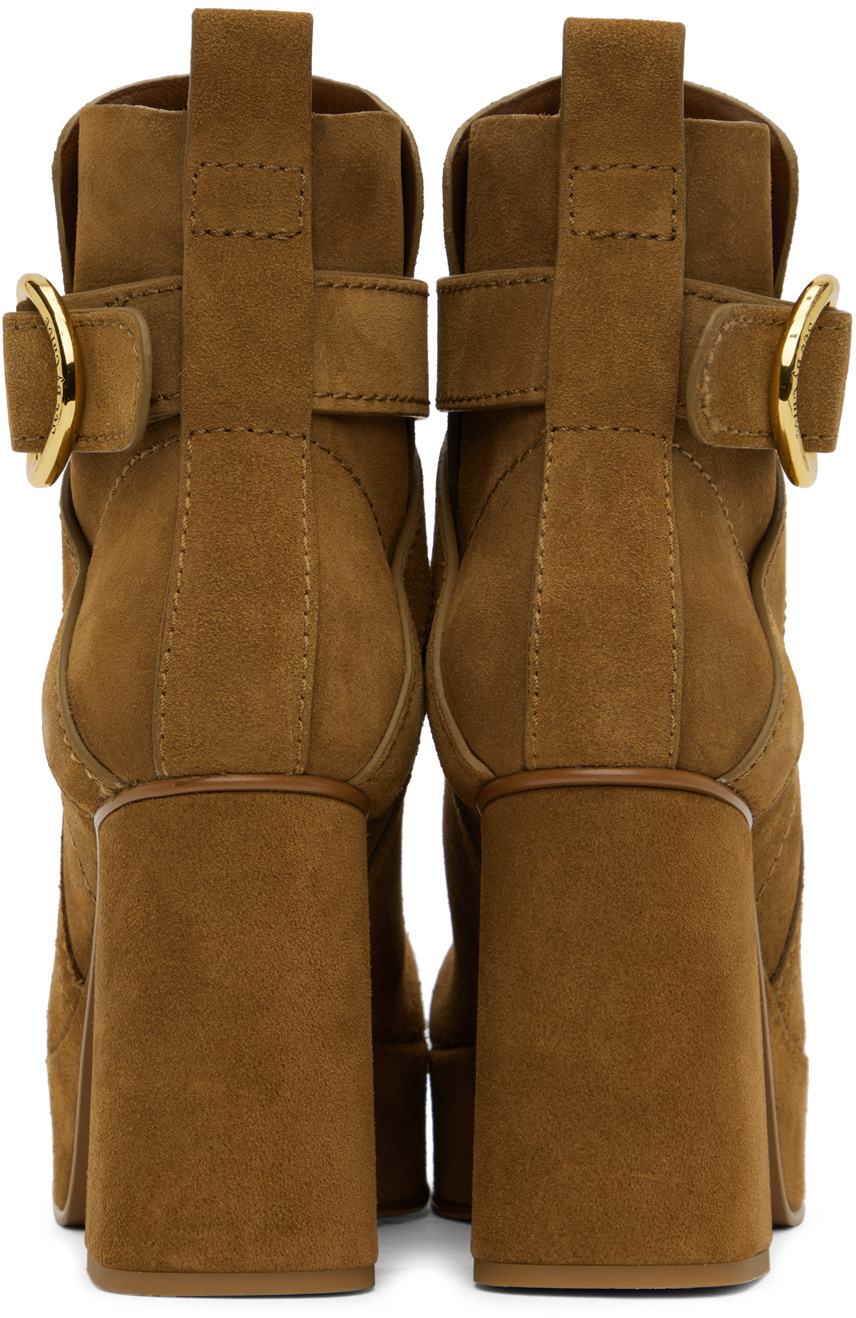 See By Chloé Tan Lyna Boots In Brown
