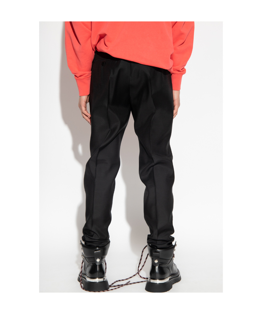 Shop Dsquared2 Pleated Tailored Trousers In Black