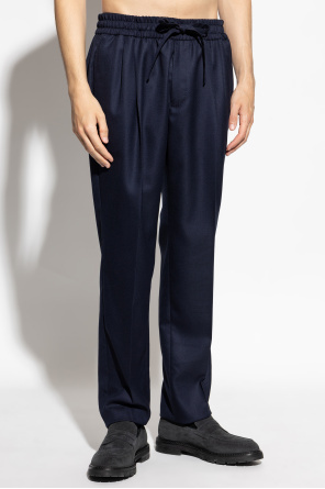 Dolce & Gabbana Drawstring Track Trousers In Blue