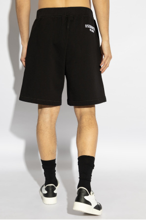 Dsquared2 Bermuda Icon New Generation Big Boxer In Cotton In Black
