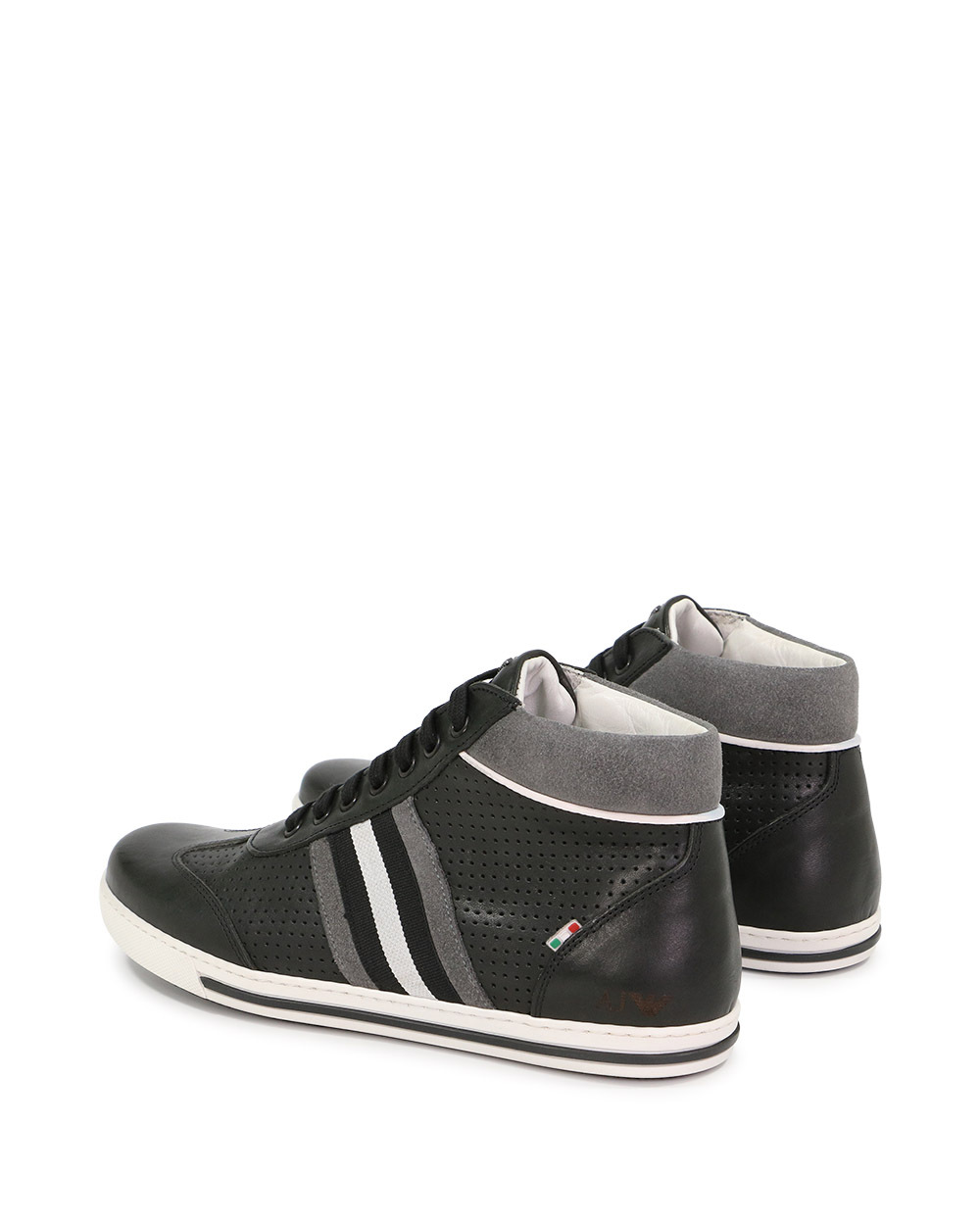 ARMANI JEANS STRAP-UP CASUAL SNEAKERS