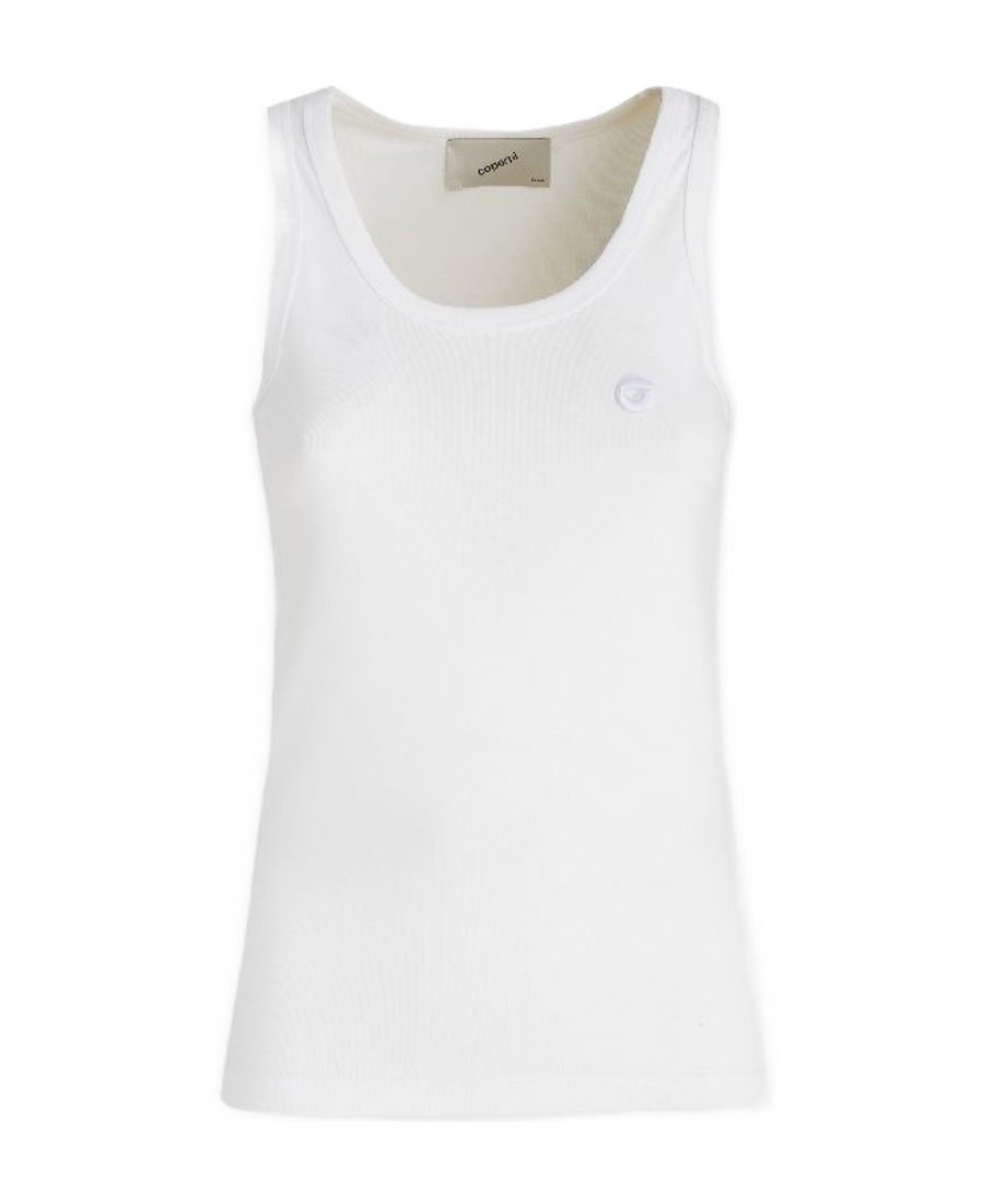 Coperni U-neck Tank Vest In White
