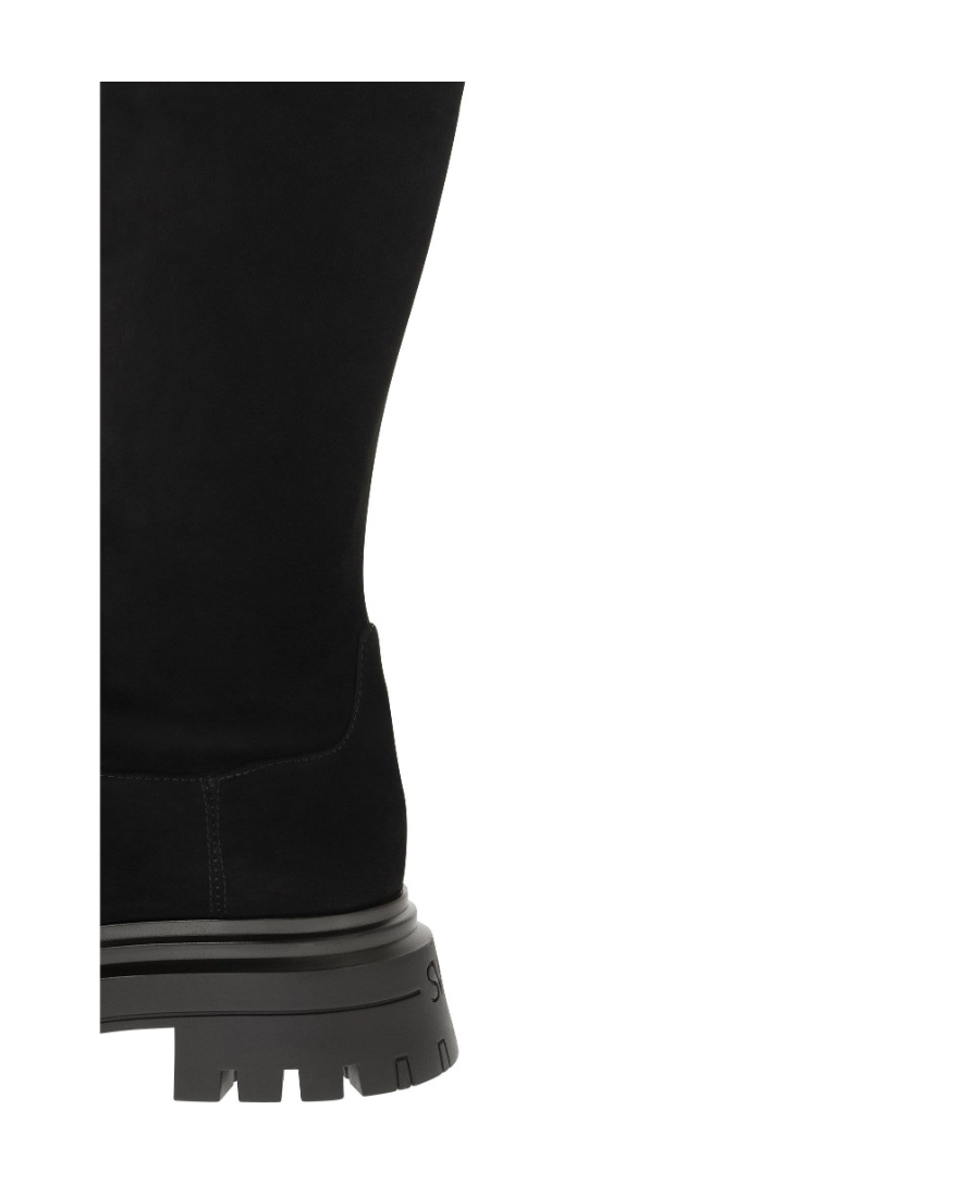 Stuart Weitzman Tie-fastened Thigh High Boots In Black