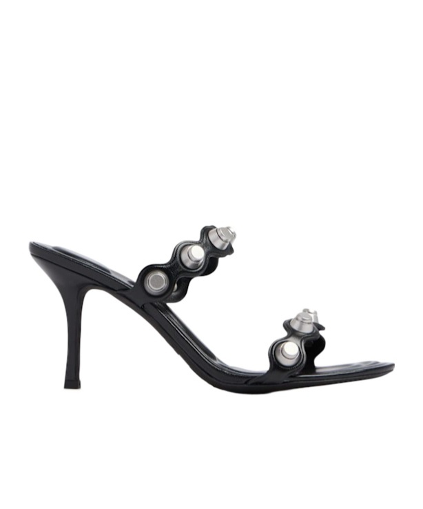Alexander Wang Riot 85mm Lambskin Leather Sandal