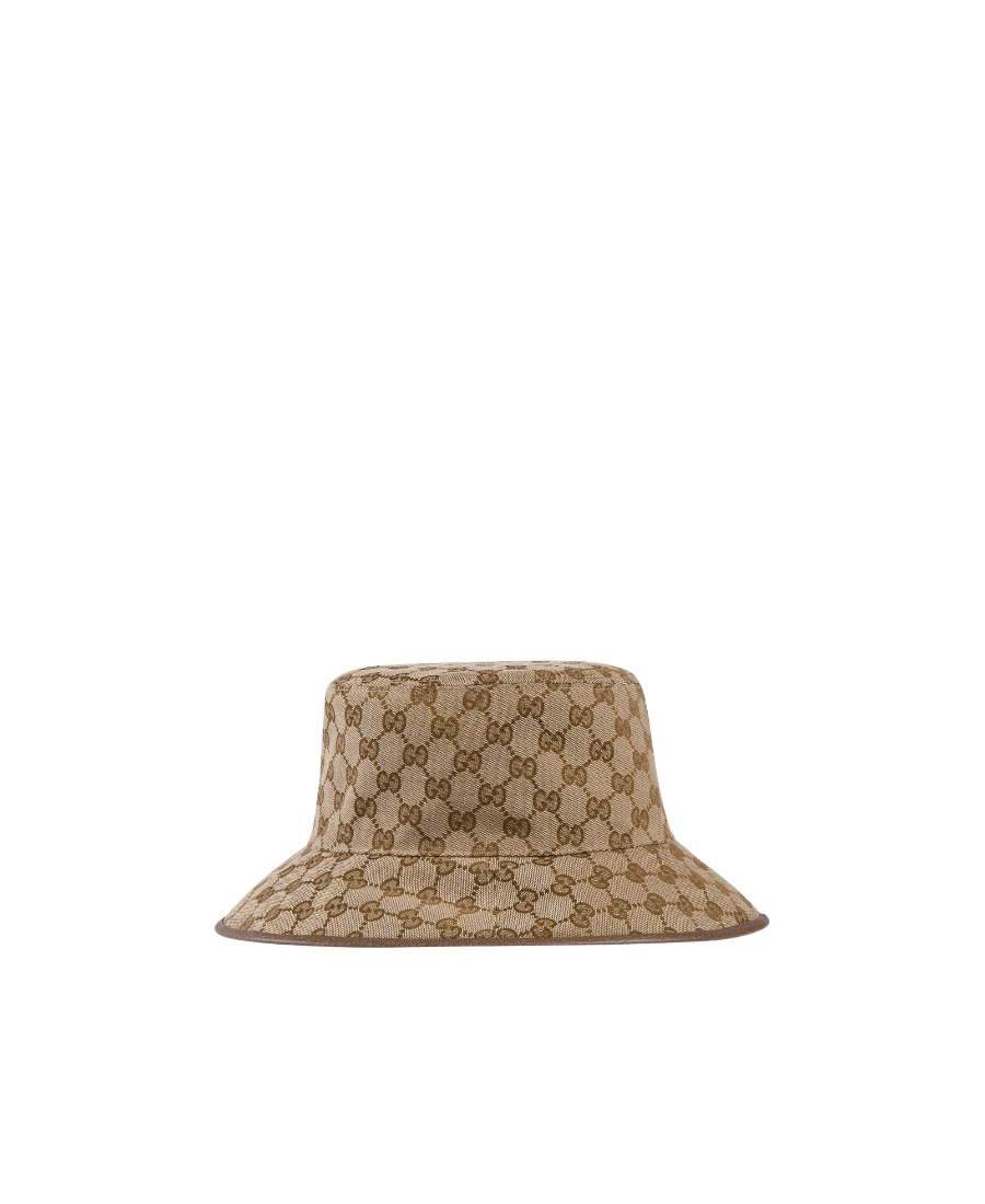 Gucci Reversible Gg Canvas Bucket Hat In Brown