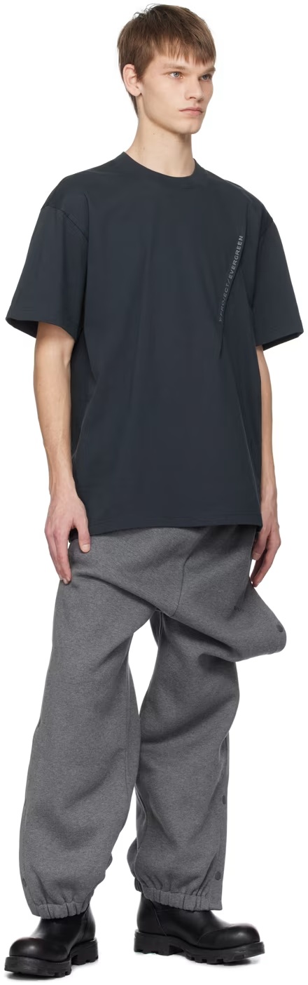 Y/project Short-sleeved T-shirt In Black
