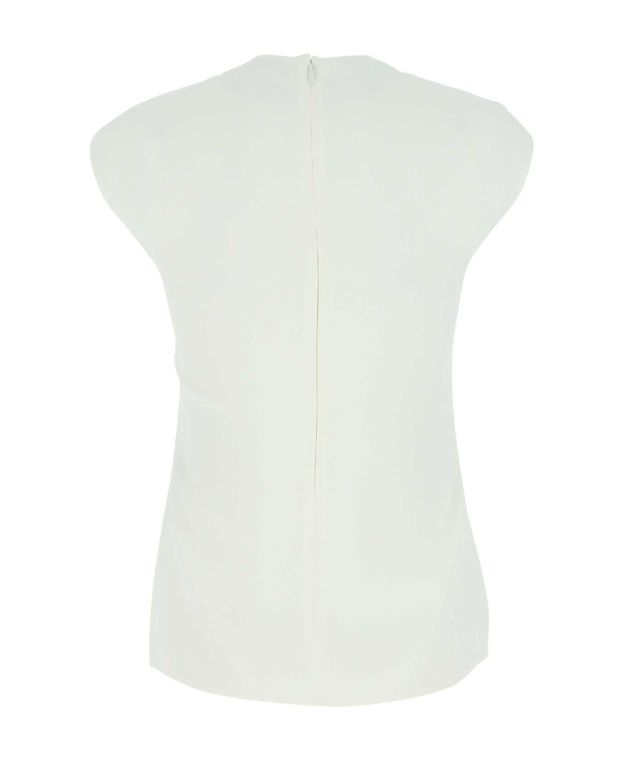 STELLA MCCARTNEY STELLA MCCARTNEY PETAL CROCHET COMPACT CREPE SHIRT