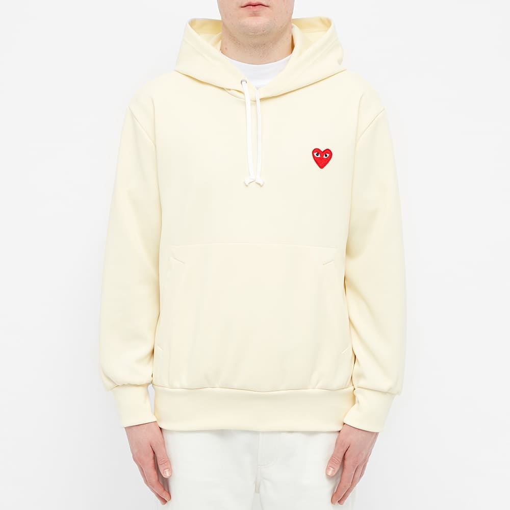 COMME DES GARÇONS PLAY FRONT LOGO HOODIE