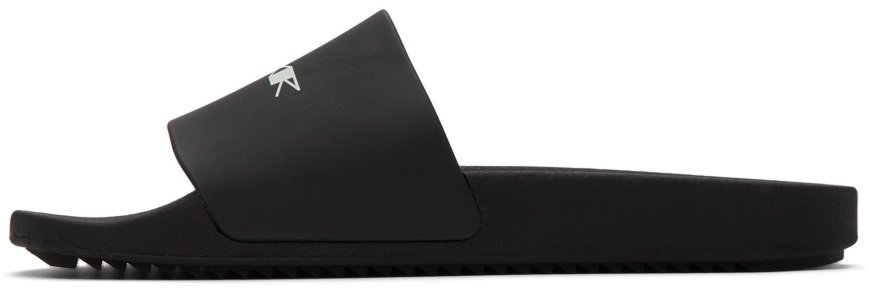 Rick Owens Drkshdw Embossed Slippers In Black