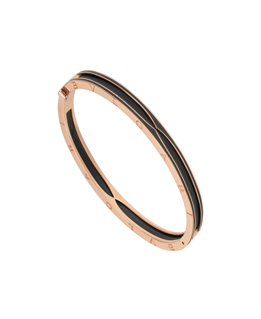 Shop Bvlgari B.zero1 Bracelet In Yellow