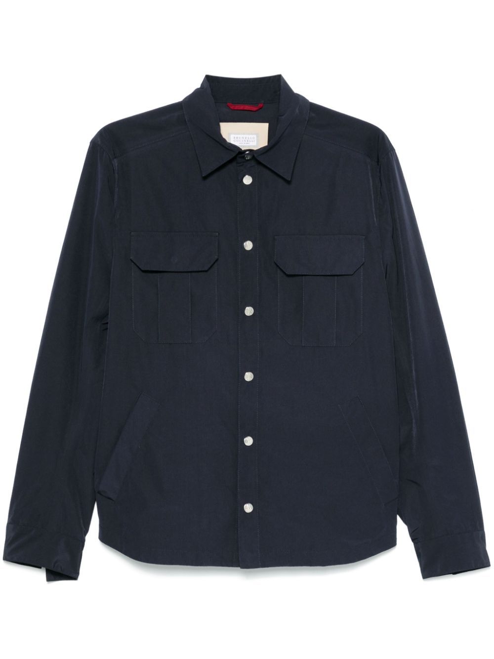 Brunello Cucinelli Logo-buttons Jacket In Black