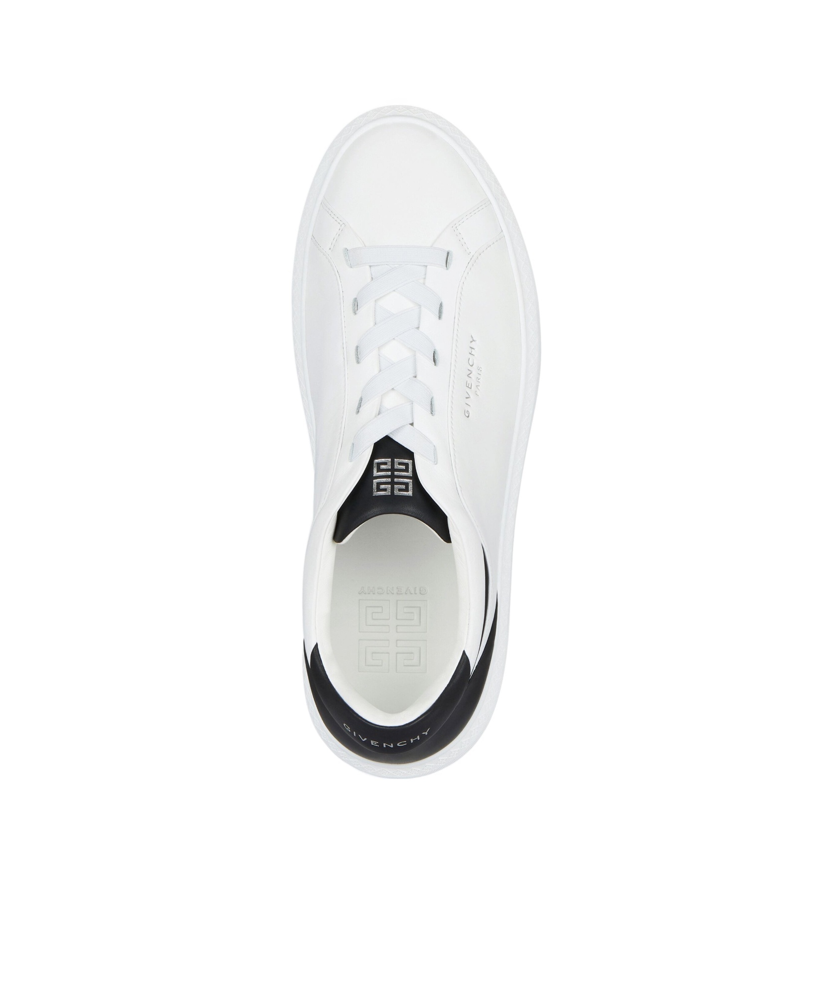 Givenchy G Set Panelled Leather Sneakers In White