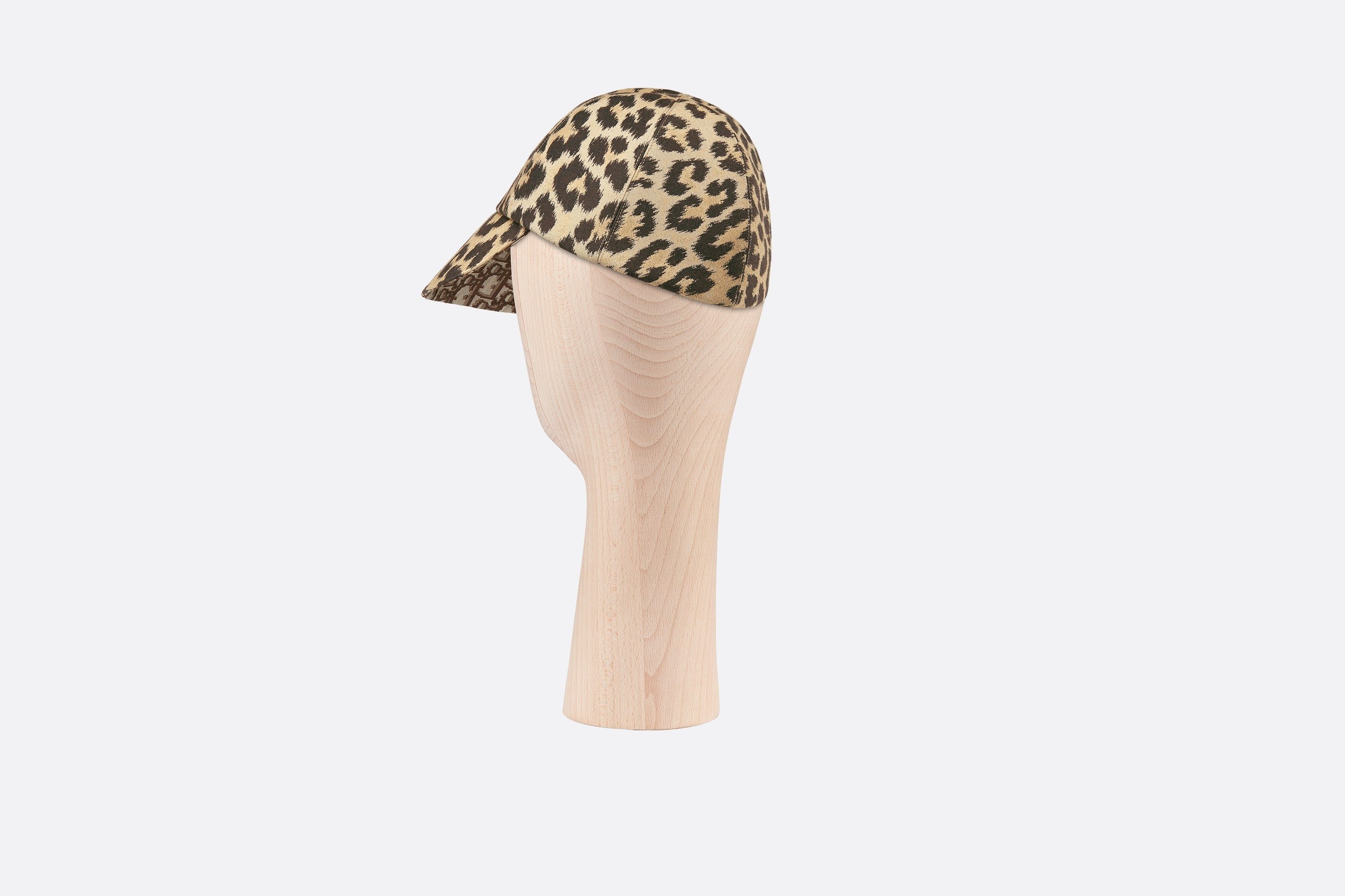 Dior Leopard Print Baseball Cap