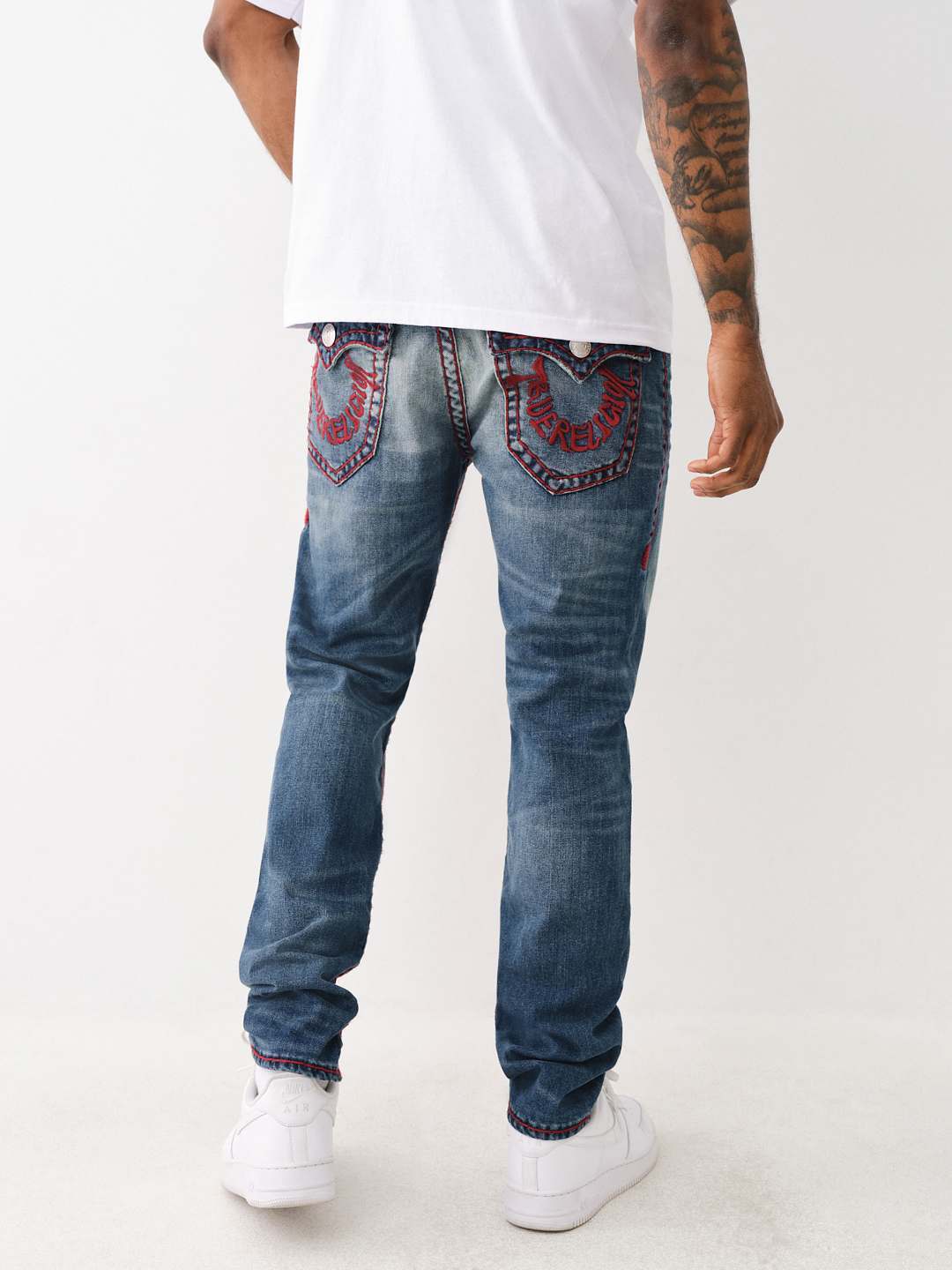 TRUE RELIGION BELT-LOOP JEANS