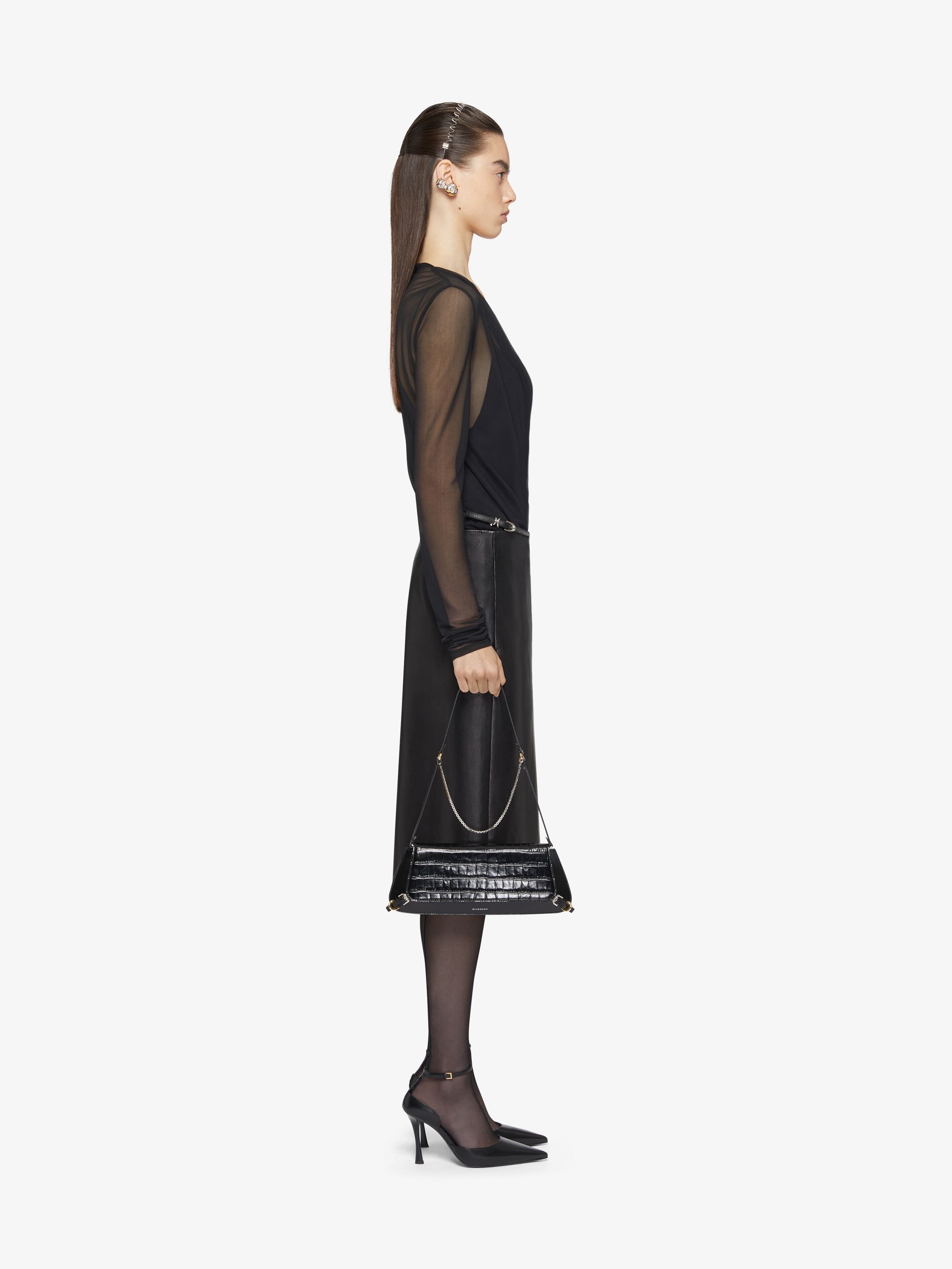 Givenchy Draped Blouse In Jersey In Black