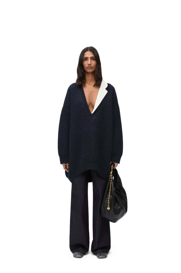Loewe Oversized Sweater In Black