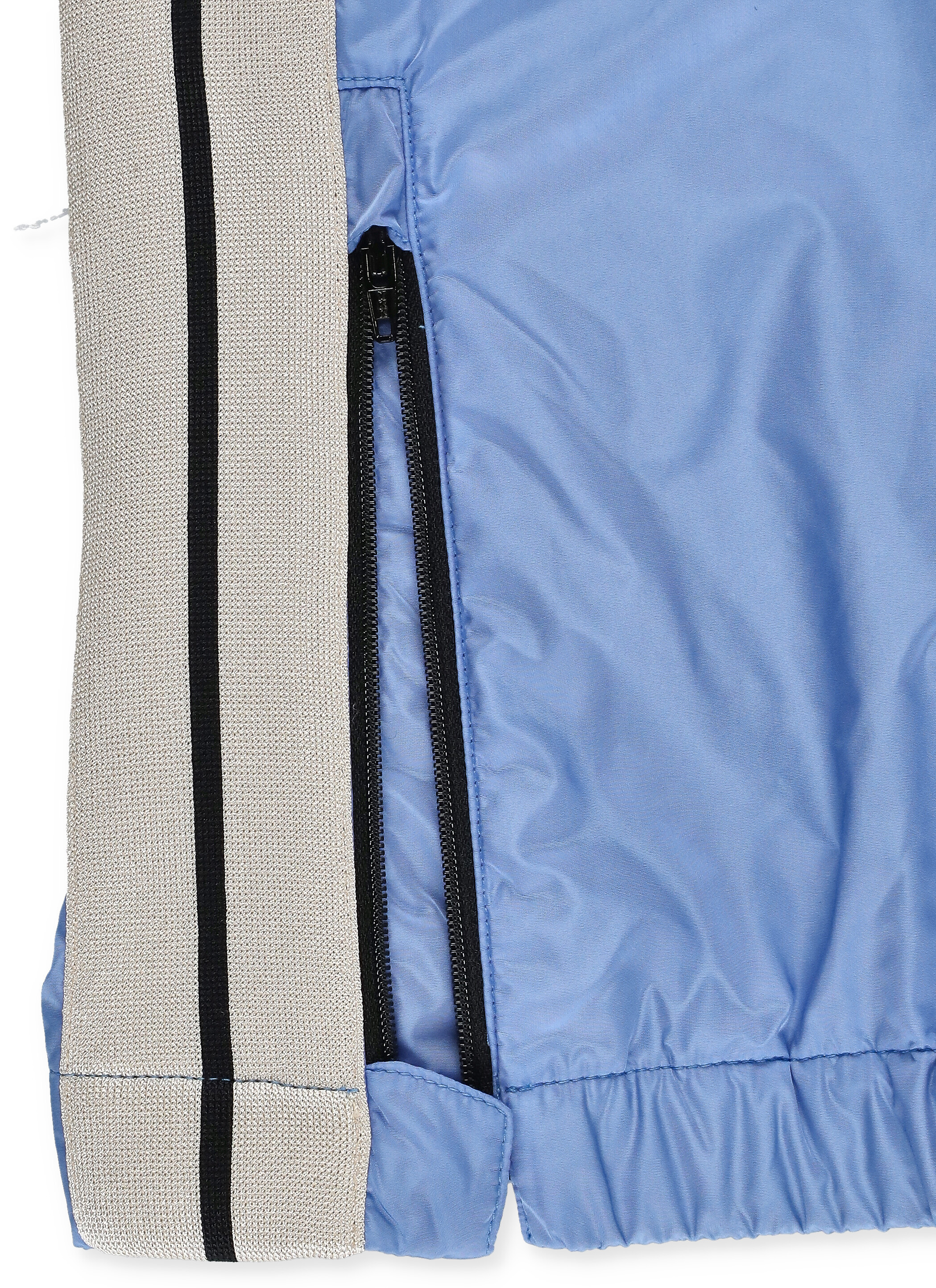 Palm Angels Kids Stripe-detailed Elasticated Waist Trousers In Blue