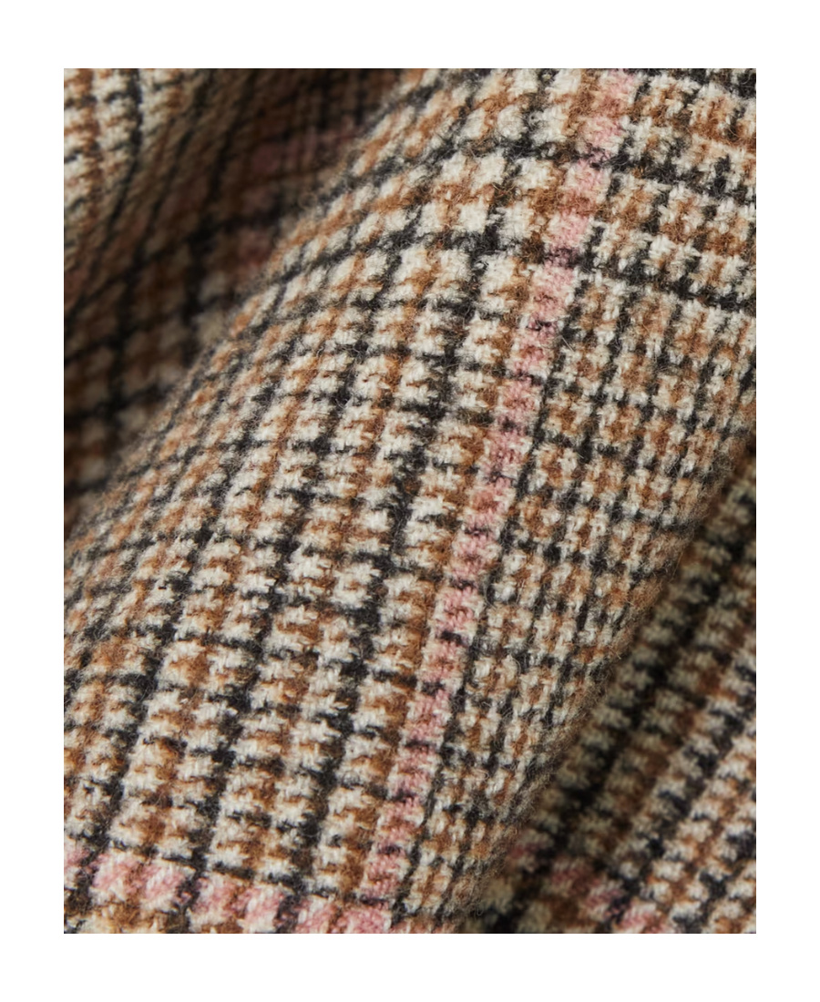 BRUNELLO CUCINELLI CHECK PLEATED MINI SKIRT