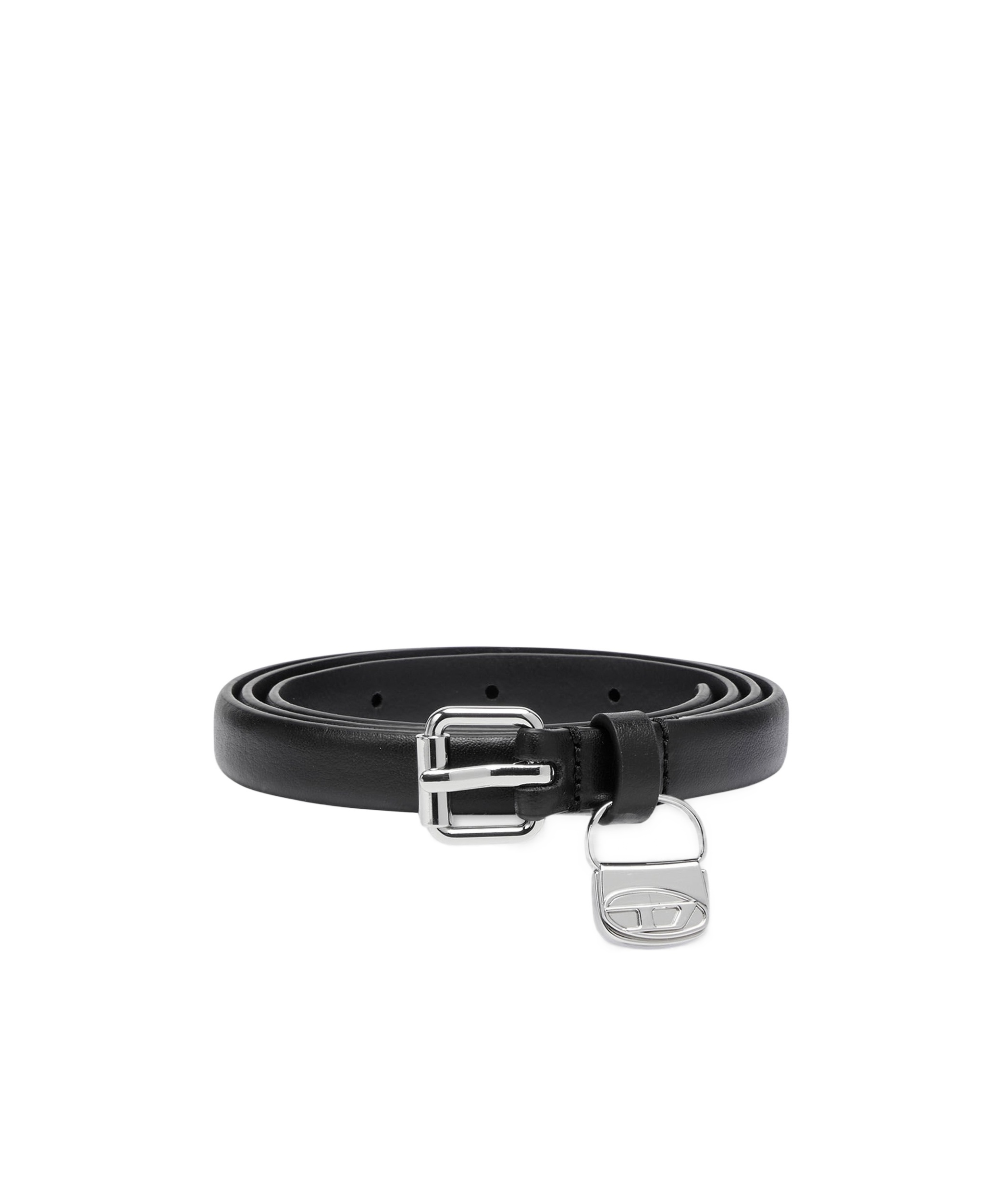 DIESEL B-CHARM LEATHER BELT