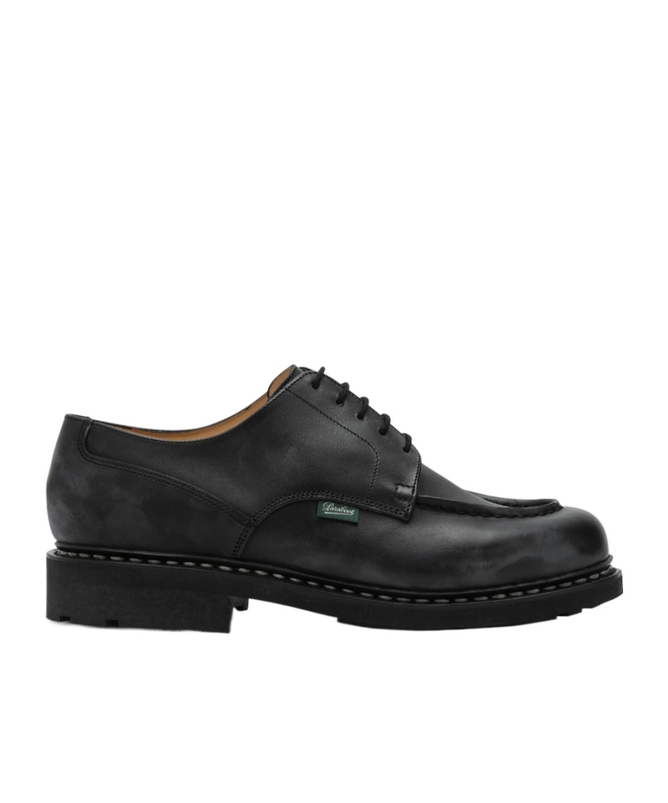 Paraboot Thiers Sport Shoe Black Leather In Black