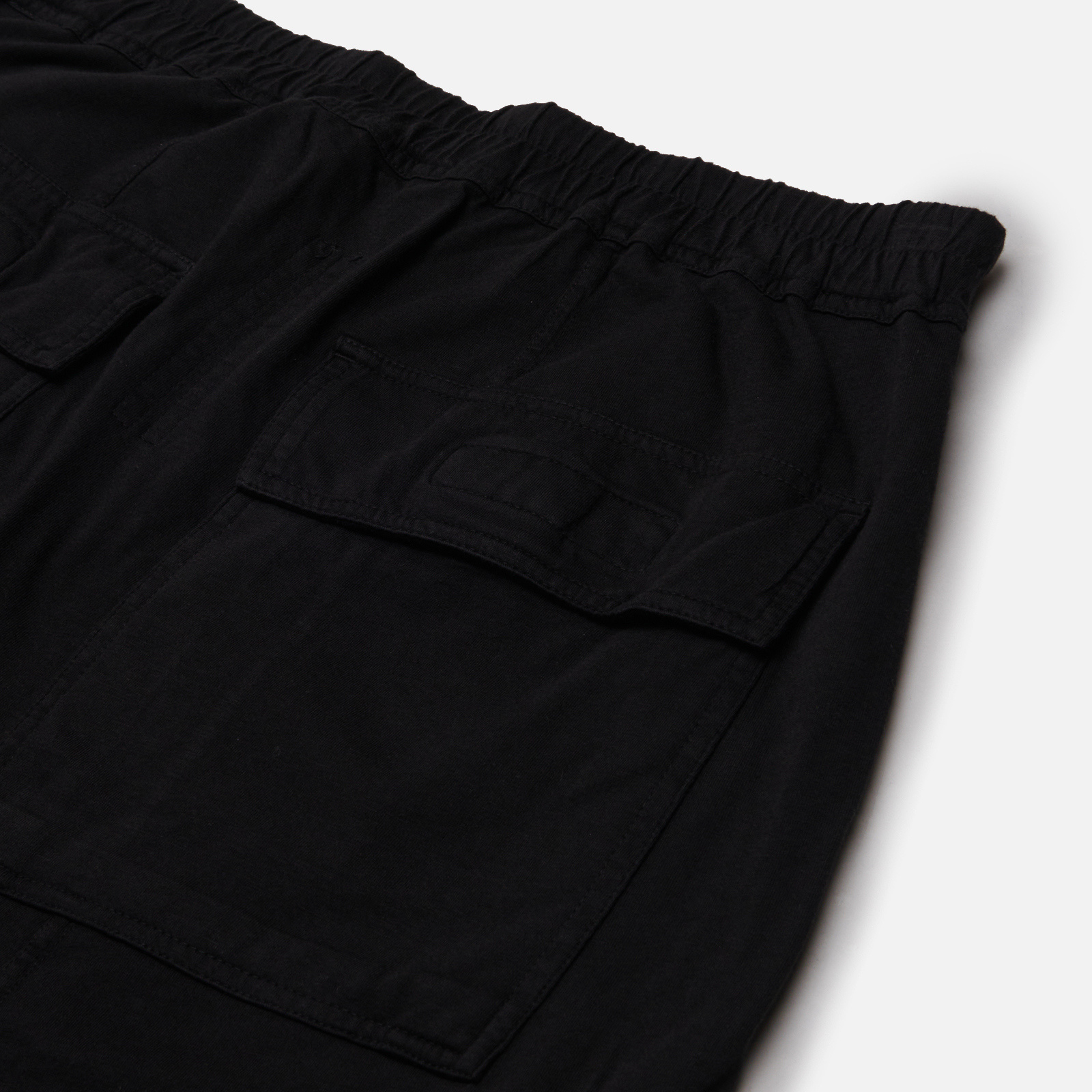 Rick Owens Drkshdw Prisoner Organic Cotton Drop-crotch Trousers In Black