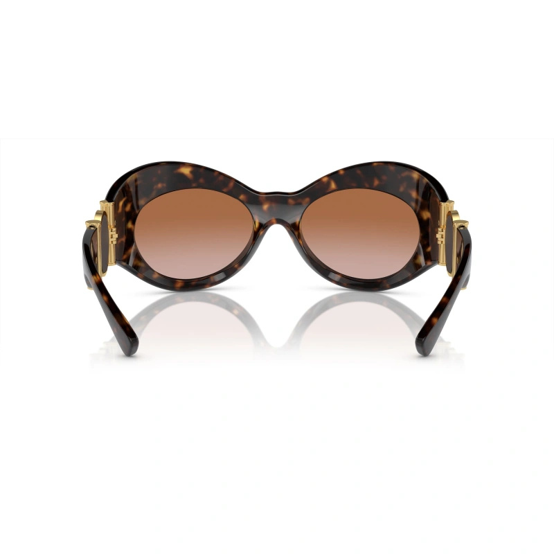 Versace Eyewear Irregular Frame Sunglasses In Black