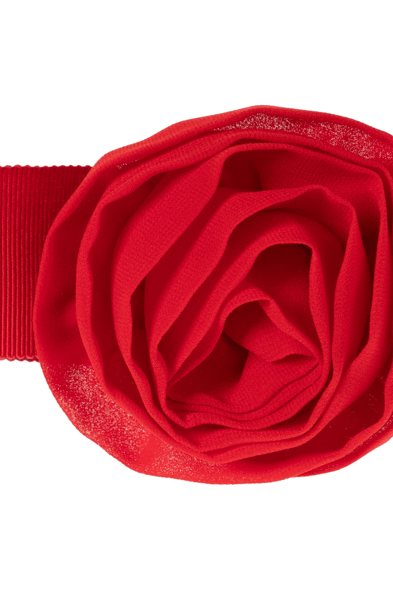Blumarine Floral-brooch Choker Necklace In Red