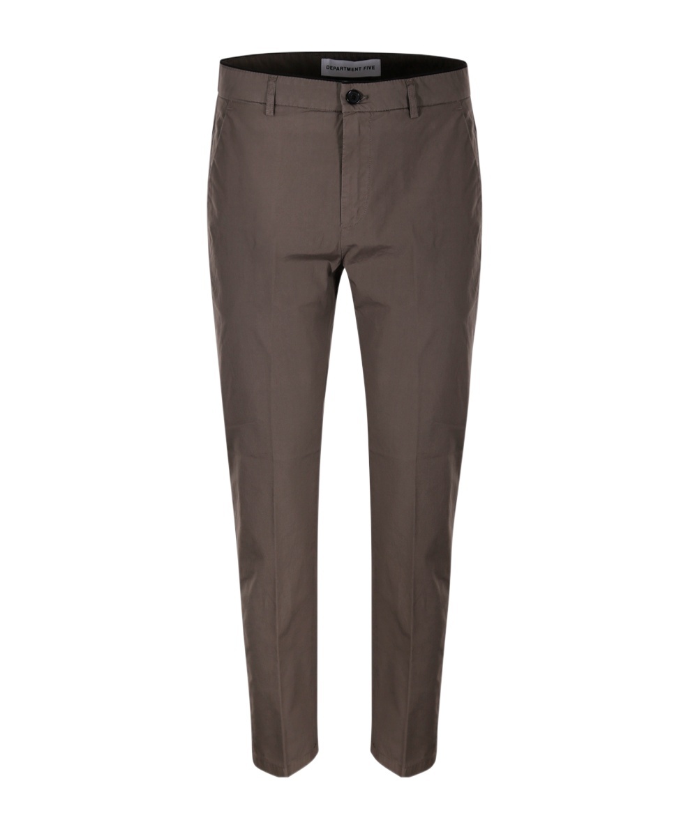 Department Five Belt Loop Casual Pants In Brown