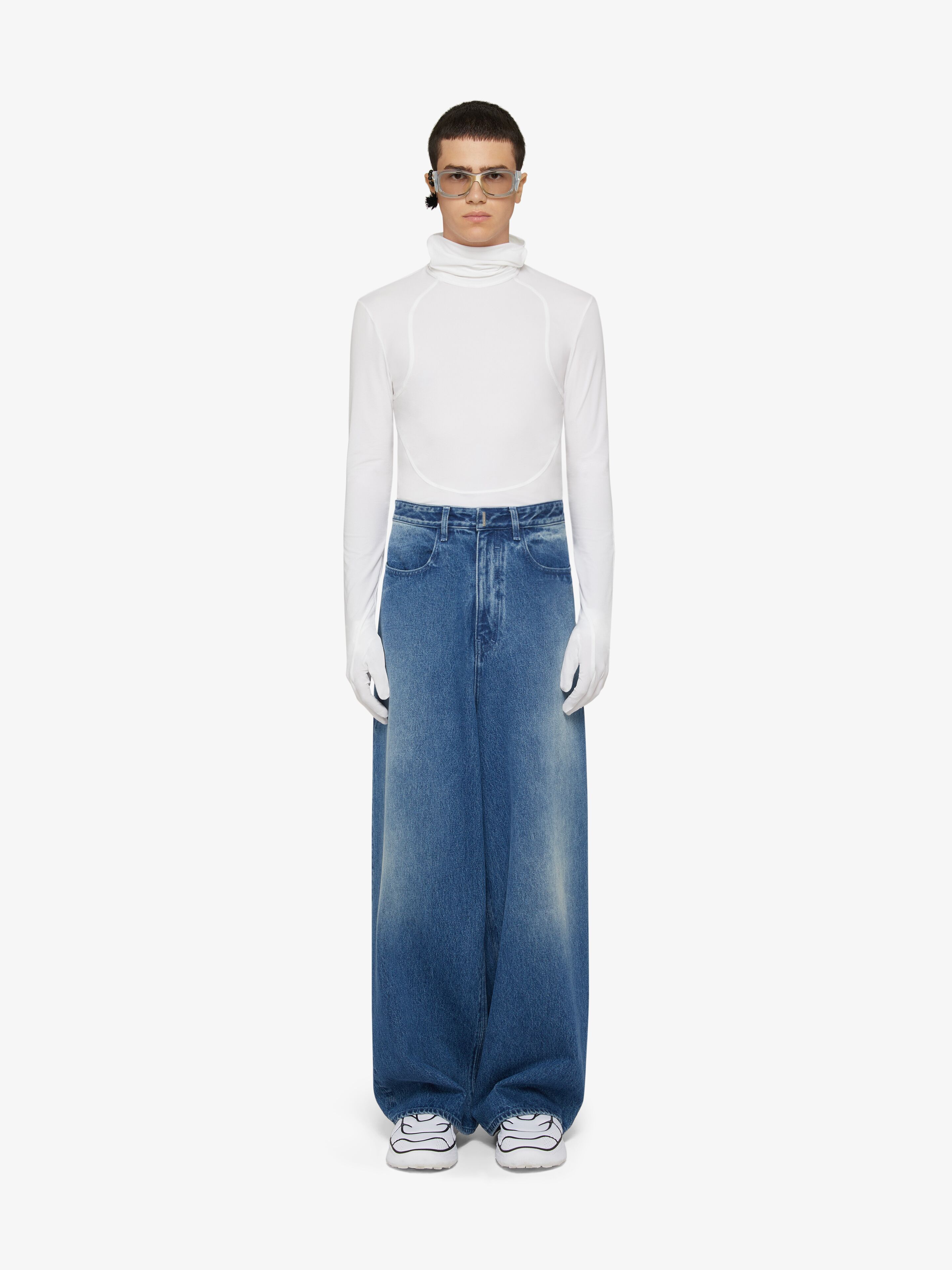 Givenchy All-in-one Gloves And Hood T-shirt In White