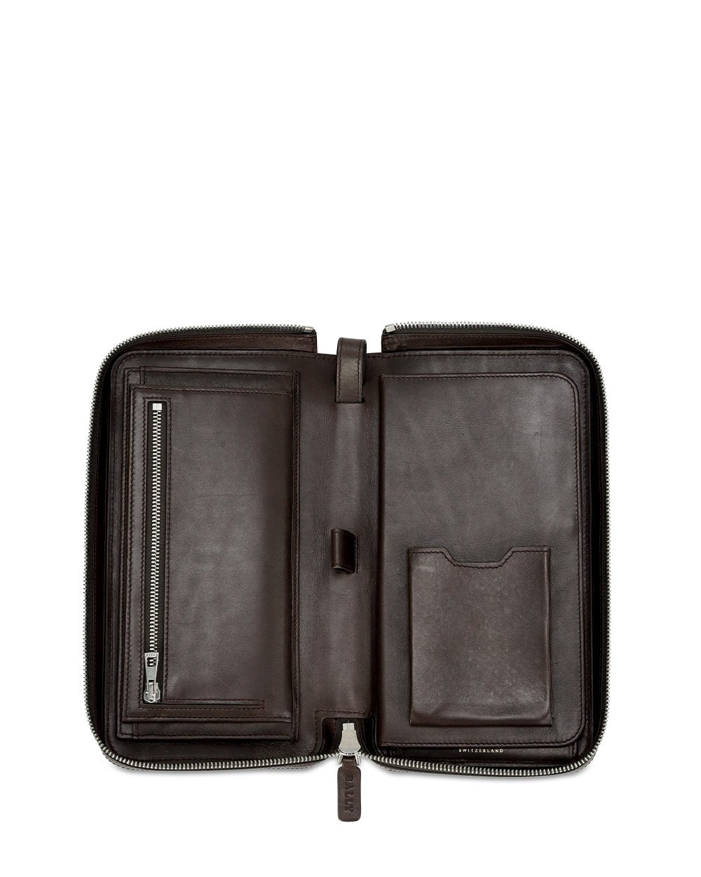Bally Logo Long Wallet In Black