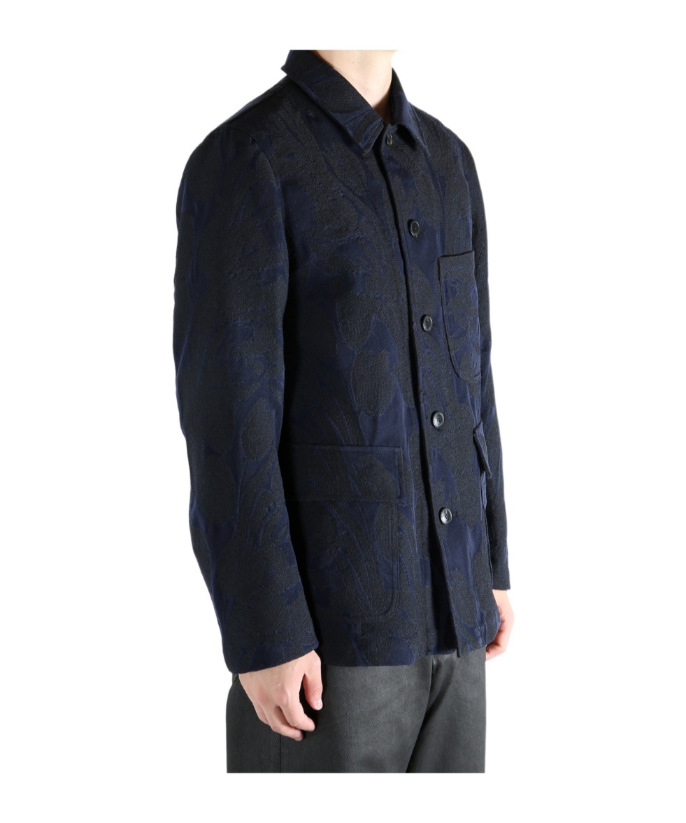 Dries Van Noten Braxton Jacket In Blue