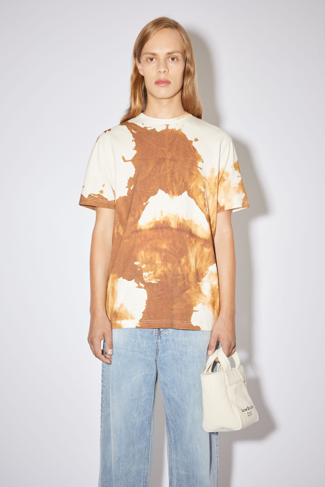 Acne Studios Round-necked T-shirt In White