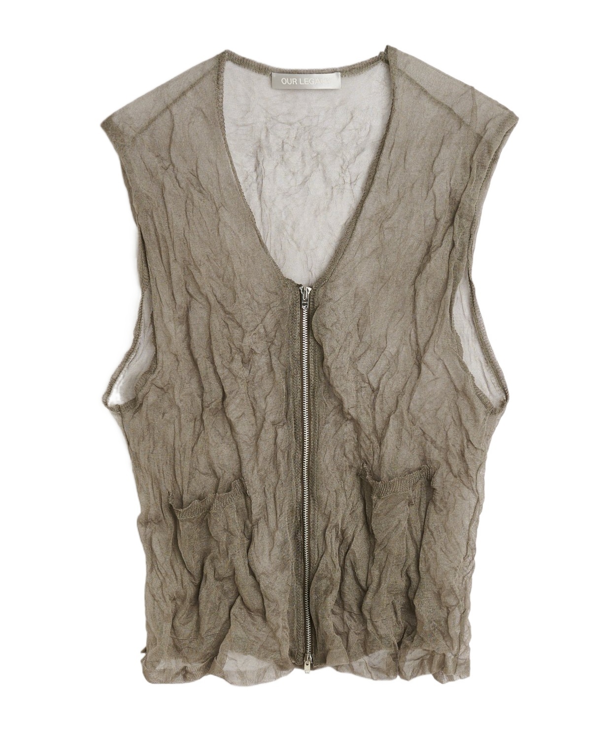 Shop Our Legacy Crush Vest In Gray