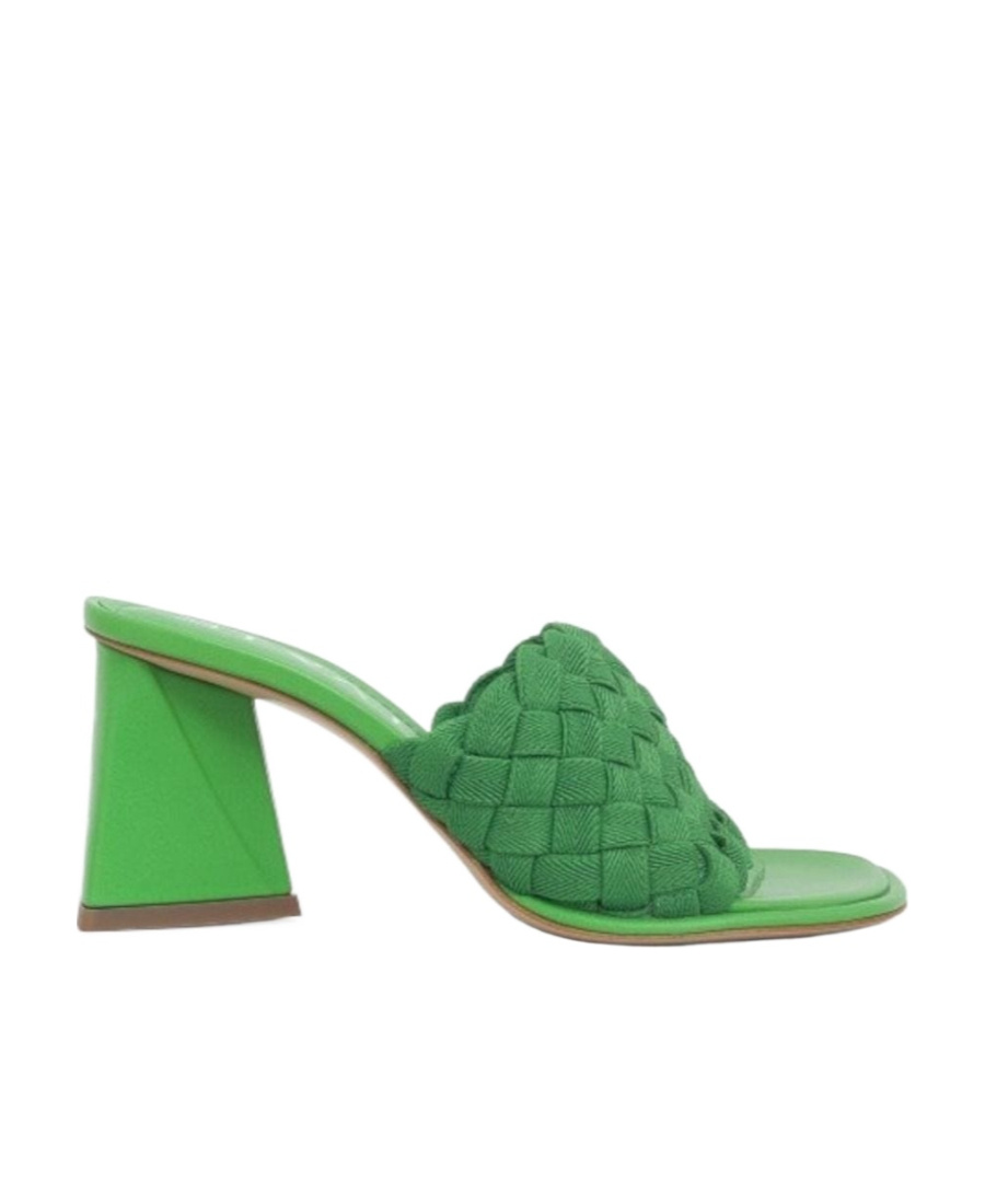 STRATEGIA KNITTED HIGH-HEELED SANDALS