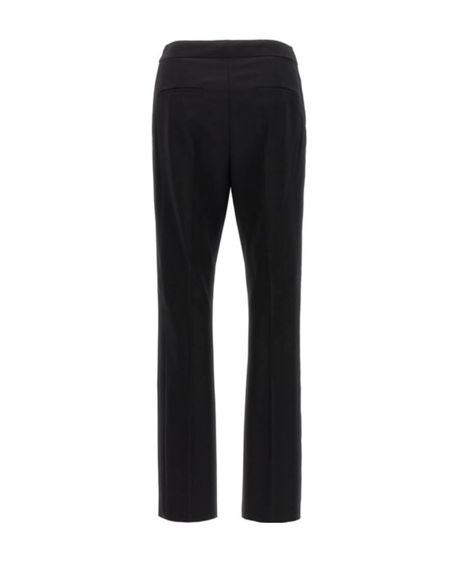 Max Mara Tailored Trousers With Pockets And Belt Loops In Black