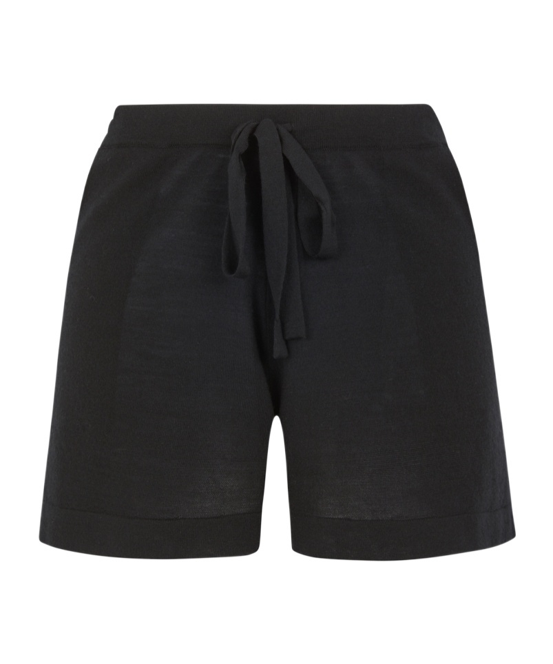 P.a.r.o.s.h Elastic Waist Shorts In Black
